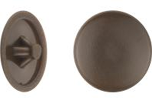 Afbeelding laden in galerijviewer, Connex afdekkap pz d12 pvc 50st br - ky3180031
