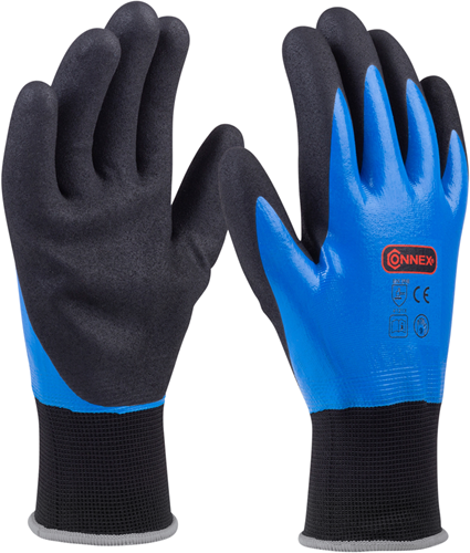 Afbeelding laden in galerijviewer, Connex handschoen nitril blauw gr09 - cox938679
