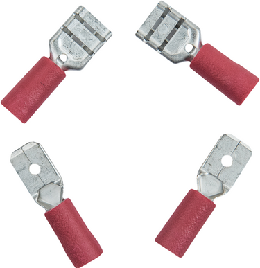 Connex kabelschoenassortiment 0.5-1mm rood - coxt190540