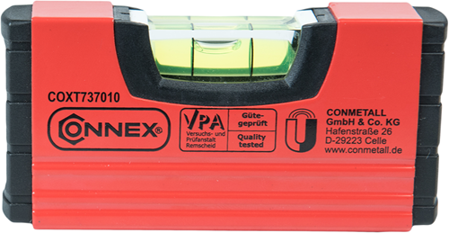 Afbeelding laden in galerijviewer, Connex mini-waterpas magnetisch 10cm - coxt737010
