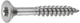 Connex tx-schroef 4.0x50 rvs emmer 140st - b30137