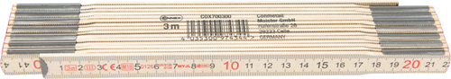 Afbeelding laden in galerijviewer, Connex vouwmeter 3m hout euro - cox700300
