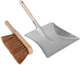 Copenhagen pro stoffer en blik | kokos handveger | 29 cm | metalen blik met houten steel | fsc - 23.464.01