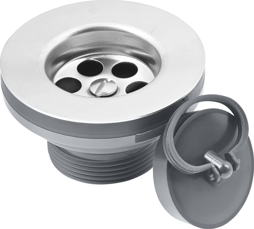 Afbeelding laden in galerijviewer, Cornat afvoerplug spoelbak 85mm 6 4 (401) - t352504r
