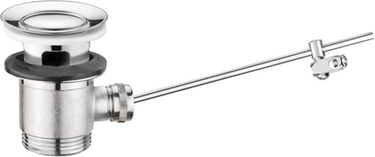 Cornat afvoerplug wastafel +stang 1 1 4 ch - tec317405