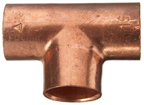 Afbeelding laden in galerijviewer, Cornat cu-soldeer t-stuk 28mm - t513028
