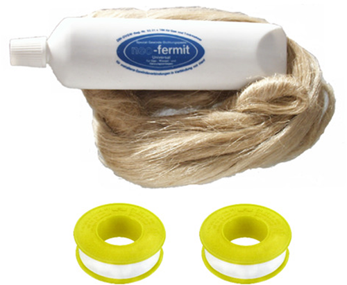 Afbeelding laden in galerijviewer, Cornat dichtingset hennep+neofermit+teflon - t380501
