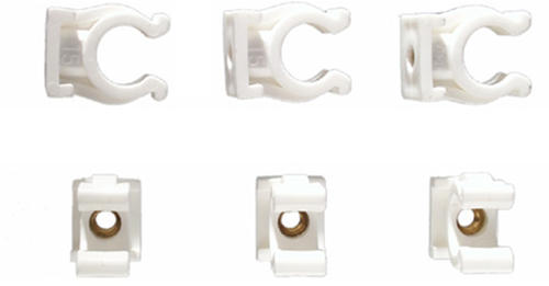 Afbeelding laden in galerijviewer, Cornat enkele clip koperbuis 28mm (2st) - t560406
