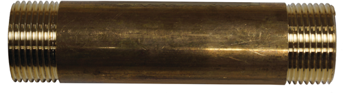 Afbeelding laden in galerijviewer, Cornat messing ms buisnippel mm 3 4 100mm - t396908

