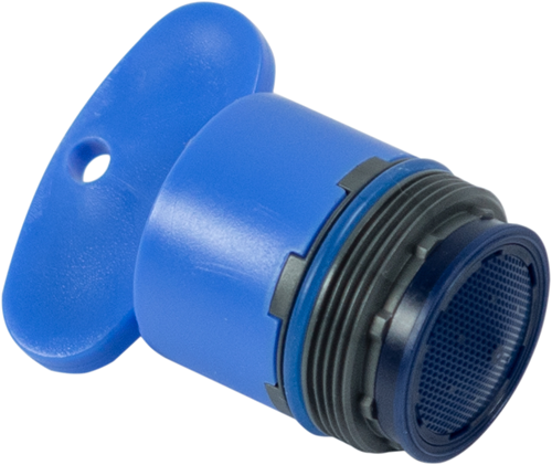 Afbeelding laden in galerijviewer, Cornat perlator met sleutel m24 pvc - tec307702
