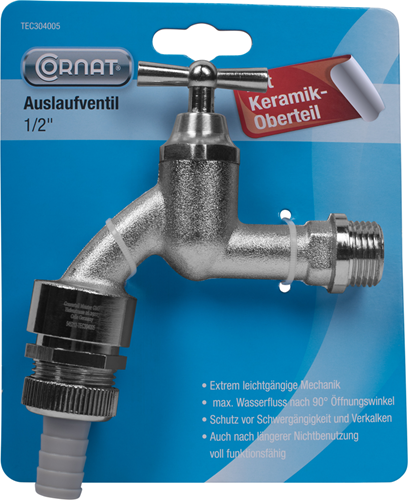 Afbeelding laden in galerijviewer, Cornat wasmachinekraan keramis. 90? 1 2 ch - tec304005

