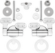 Cornat wc-bril bevestigingset art acryl ch - tec364980