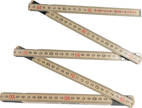 Afbeelding laden in galerijviewer, Connex vouwmeter 3m hout euro - cox700300
