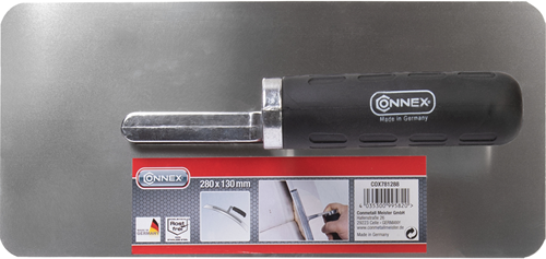 Afbeelding laden in galerijviewer, Connex plakspaan gebogen 280x130 rvs - cox781288
