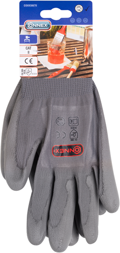Afbeelding laden in galerijviewer, Connex handschoen comfort grijs gr10 - cox938670
