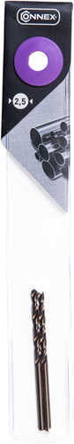 Afbeelding laden in galerijviewer, Connex cobaltboor 2.5mm (57mm) (2st) lila - cox970527
