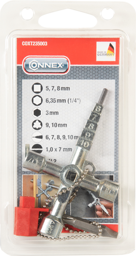 Afbeelding laden in galerijviewer, Connex multi-sleutel voor de bouw - coxt235003
