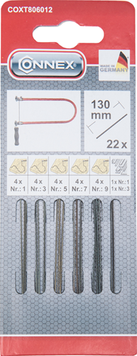 Afbeelding laden in galerijviewer, Connex assortiment figuurzaagbladen (22st) - coxt806012
