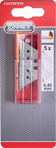 Afbeelding laden in galerijviewer, Connex vervangmesje trapeze .45mm 5st - coxt897018
