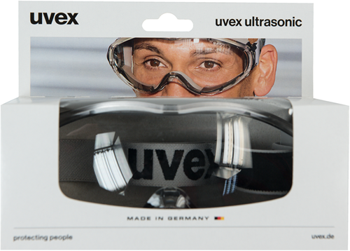 Afbeelding laden in galerijviewer, Meister uvex veiligheidsbril ultrasonic 9302 grijs zwart - coxt938798
