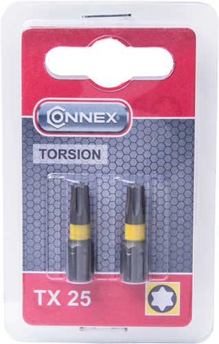 Afbeelding laden in galerijviewer, Connex producten bits torx t25 2st
