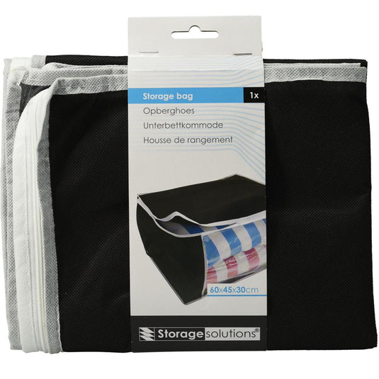 Storage solutions opberghoes zwart 60x30x45cm