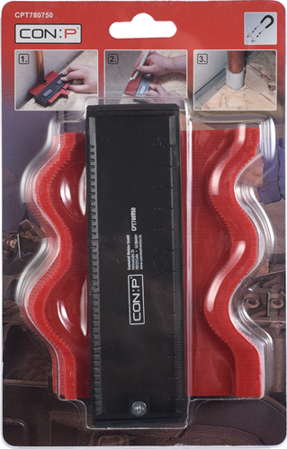Afbeelding laden in galerijviewer, Con:p contourhulp 125x30mm met magneet - cpt780750

