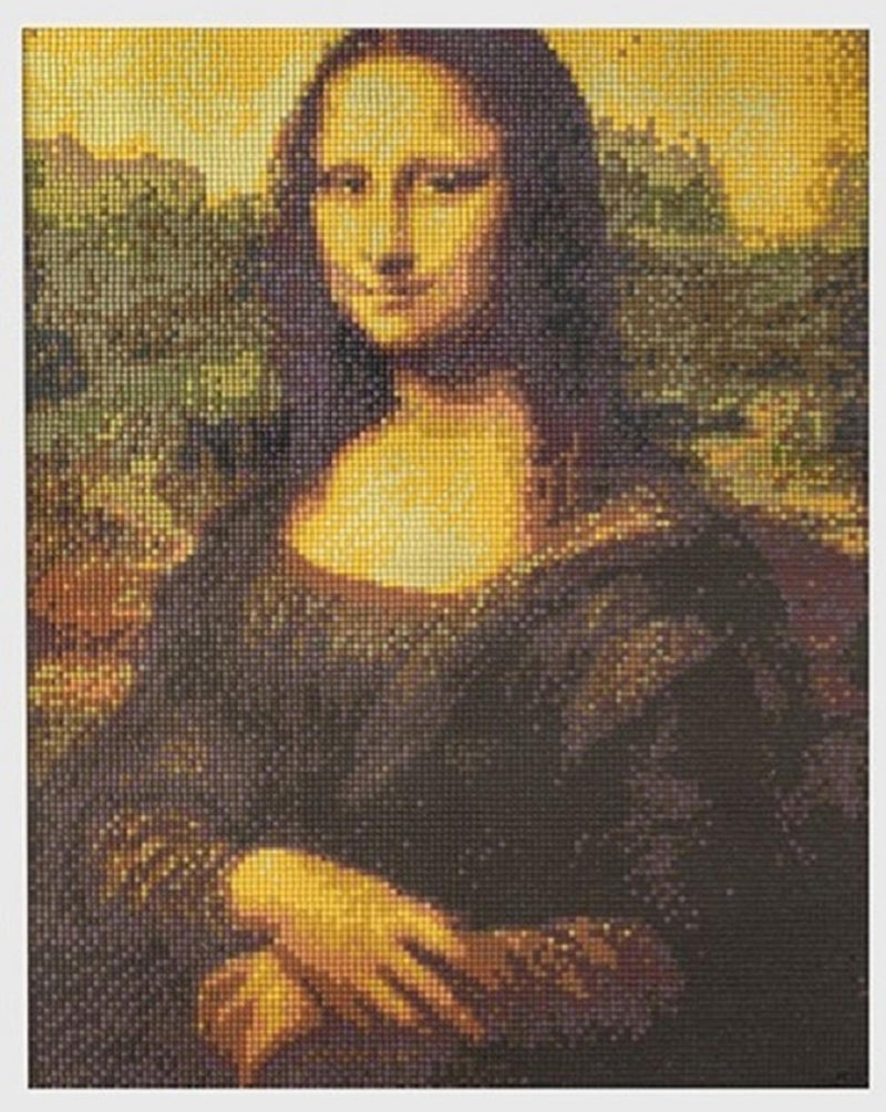 Afbeelding laden in galerijviewer, Grafix diamond painting mona lisa 40x50cm
