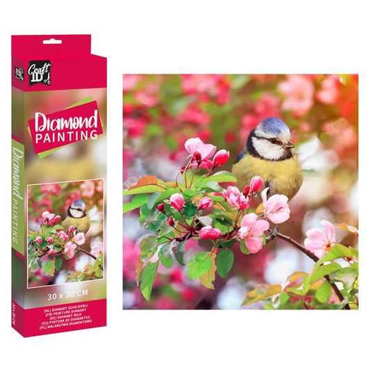 Grafix craft id diamond painting pimpelmees 30x30cm