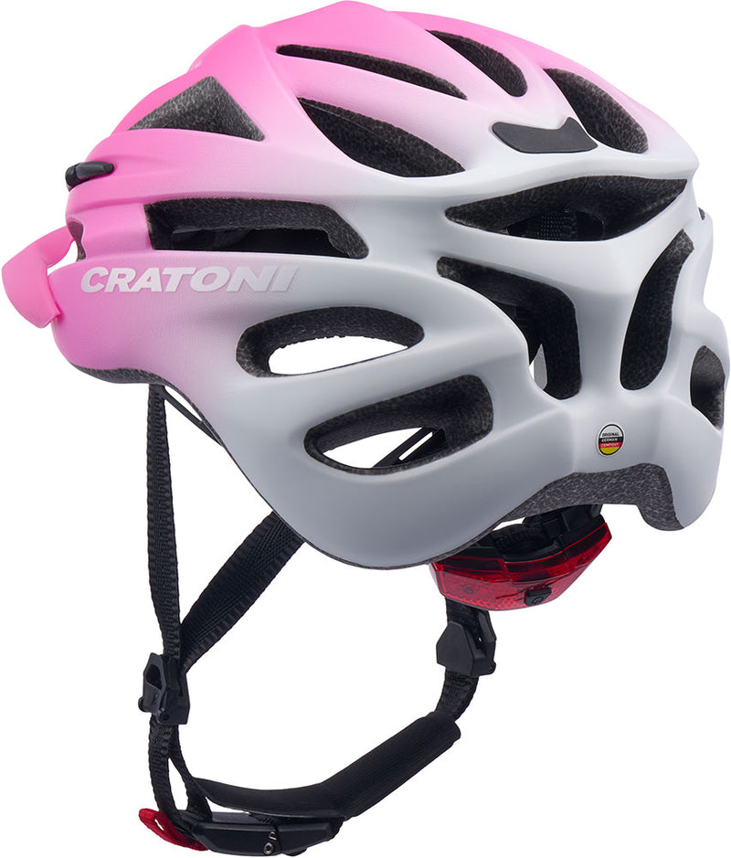 Afbeelding laden in galerijviewer, Cratoni Helm Pacer Jr. Pink-White Matt Xs-S
