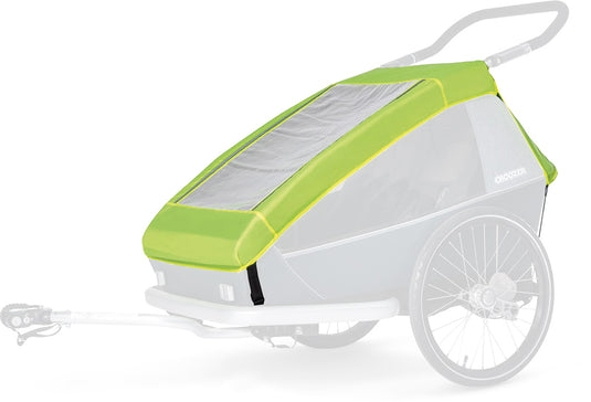 Croozer rain cover for two-seater children's bike trailer
