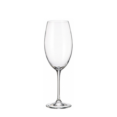 Crystal bohemia rode wijnglas fulica 630ml 6 stuks