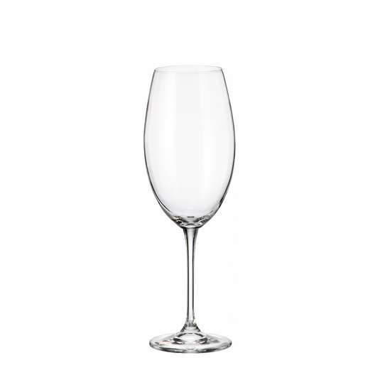 Crystal bohemia rode wijnglas fulica 630ml 6 stuks