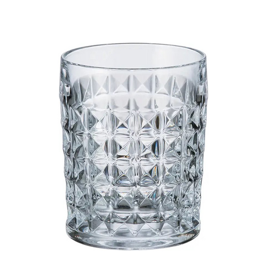 Crystal bohemia tumblerglas diamond 230 ml 6 stuks