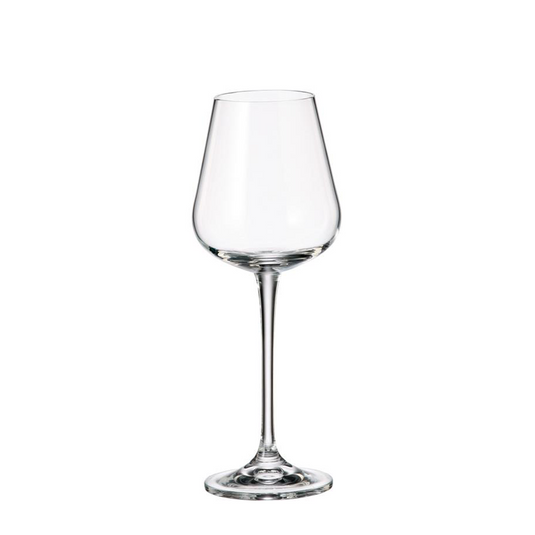 Crystal bohemia witte wijnglas ardea 260 ml 6 stuks