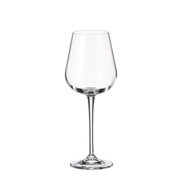 Crystal bohemia witte wijnglas ardea 330 ml 6 stuks