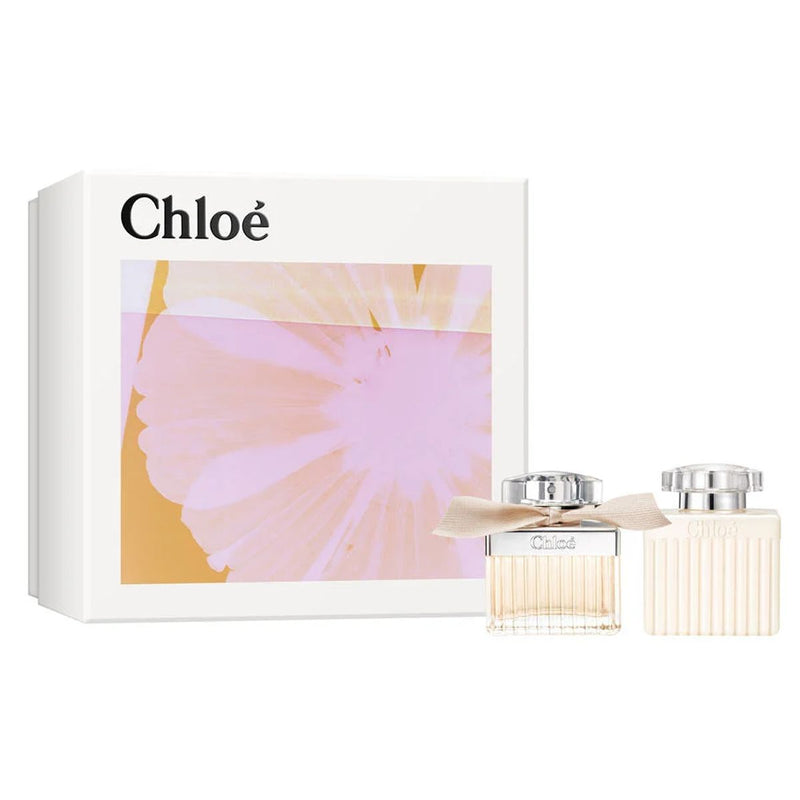 Afbeelding laden in galerijviewer, Chloe chloé signature geschenkset eau de parfum spray 50ml + bodylotion 100ml dames
