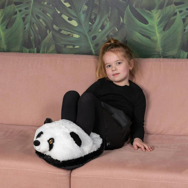Afbeelding laden in galerijviewer, Noxxiez cozy voetenwarmer panda 35x25cm
