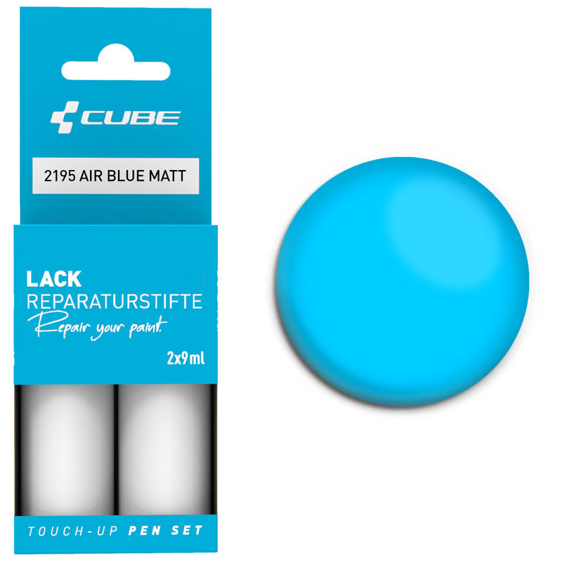 Afbeelding laden in galerijviewer, Cube touch-up pen set air blue matt

