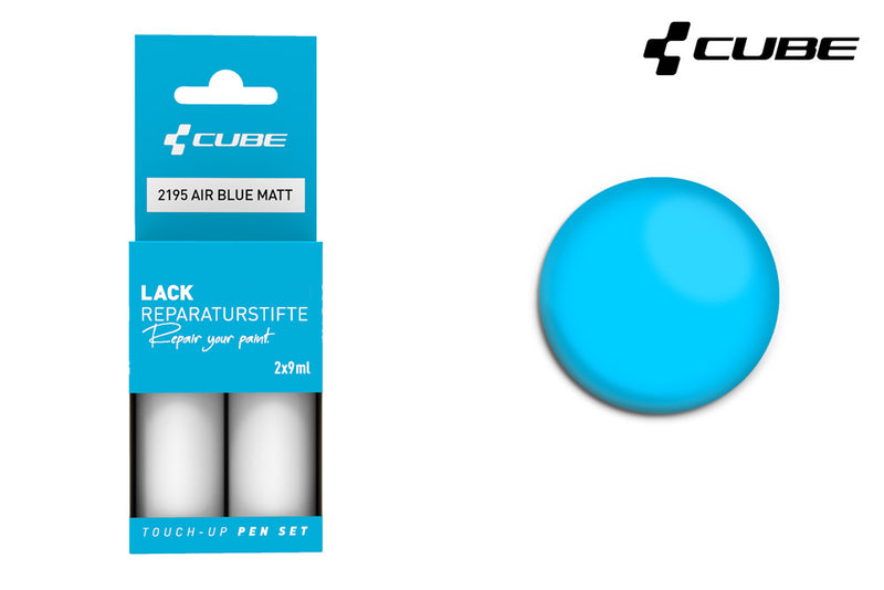 Afbeelding laden in galerijviewer, Cube touch-up pen set air blue matt
