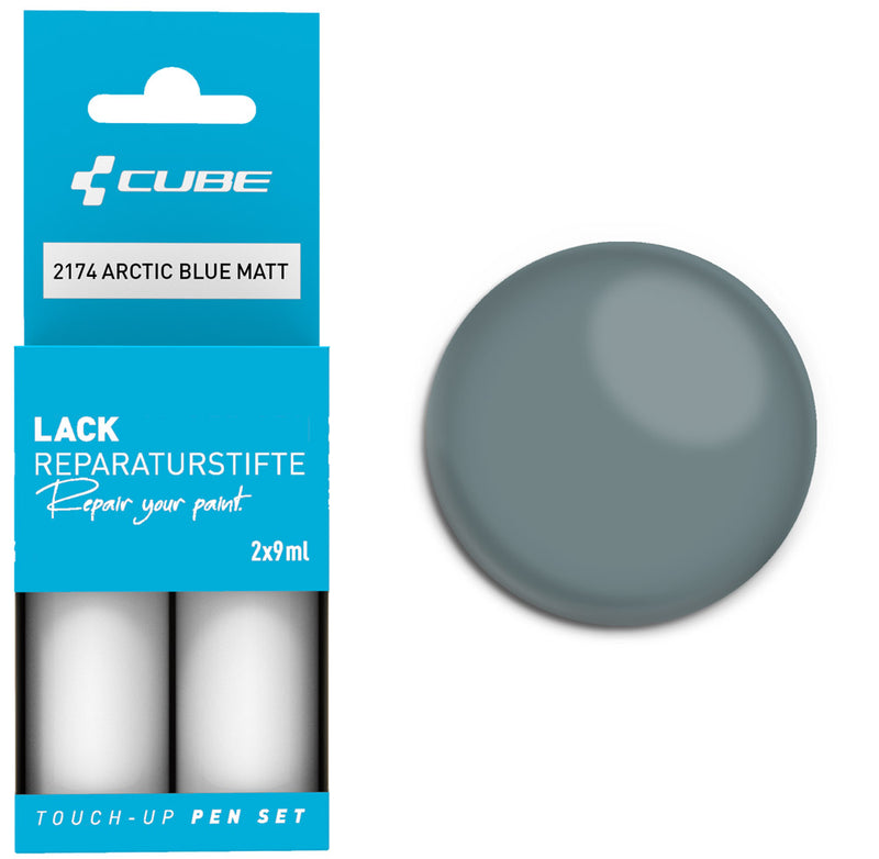 Afbeelding laden in galerijviewer, Cube touch-up pen set artic blue matt
