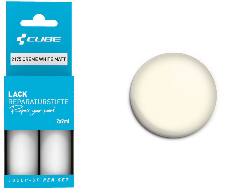 Afbeelding laden in galerijviewer, Cube touch-up pen set creme white matt
