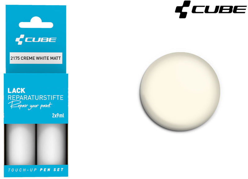 Afbeelding laden in galerijviewer, Cube touch-up pen set creme white matt
