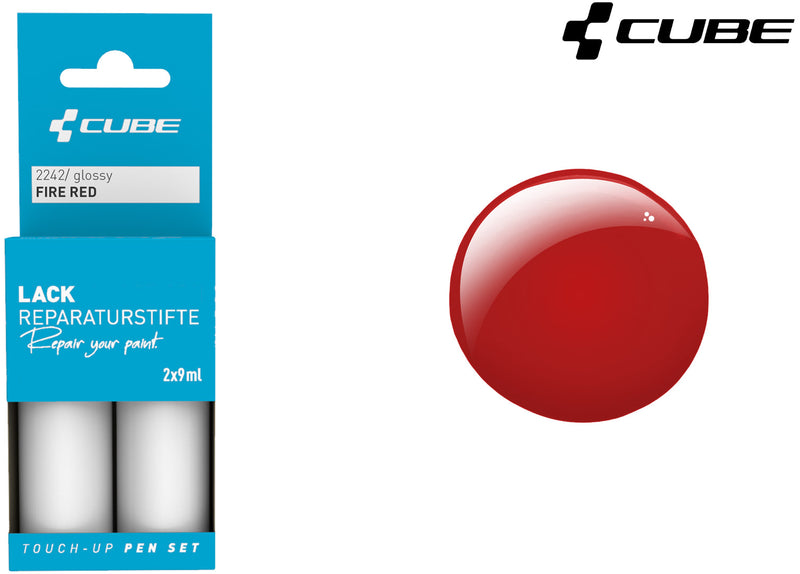 Afbeelding laden in galerijviewer, Cube touch-up pen set fire red
