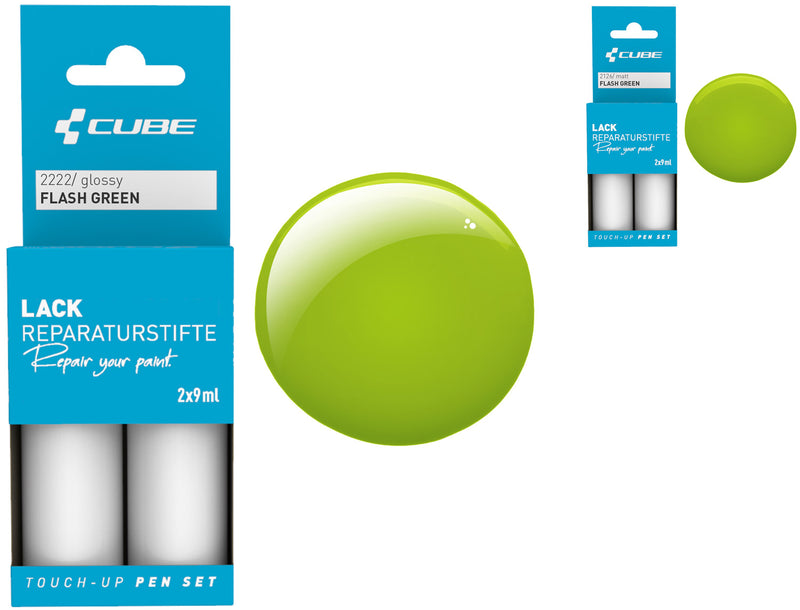 Afbeelding laden in galerijviewer, Cube touch-up pen set flash green
