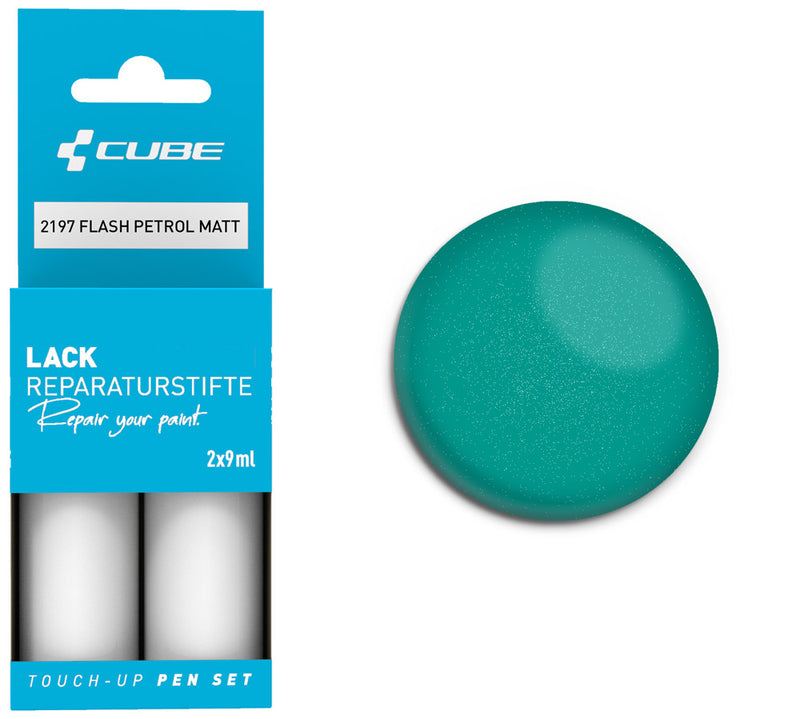 Afbeelding laden in galerijviewer, Cube touch-up pen set flash petrol matt
