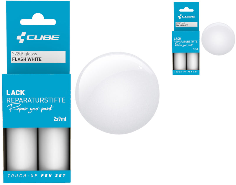 Afbeelding laden in galerijviewer, Cube touch-up pen set flash white
