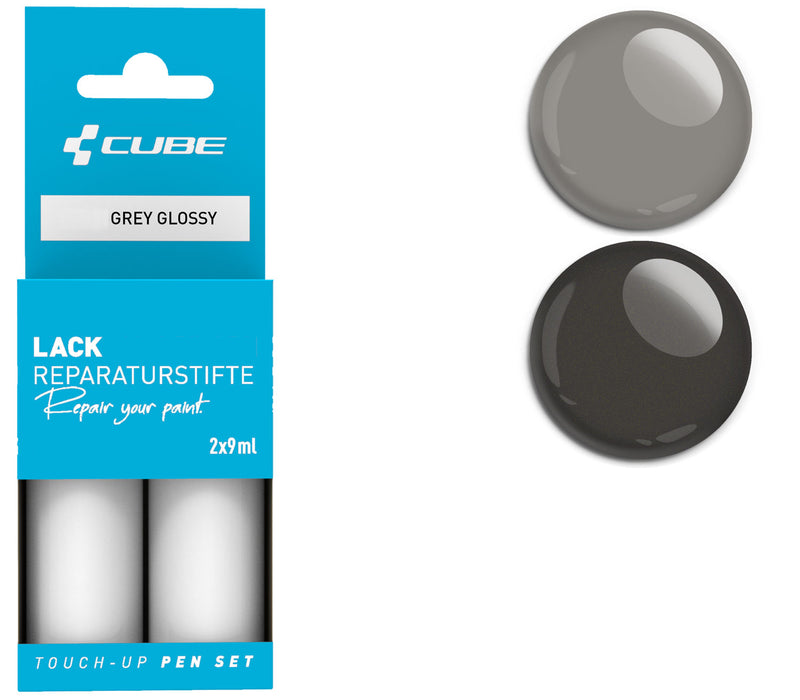 Afbeelding laden in galerijviewer, Cube touch-up pen set grey glossy
