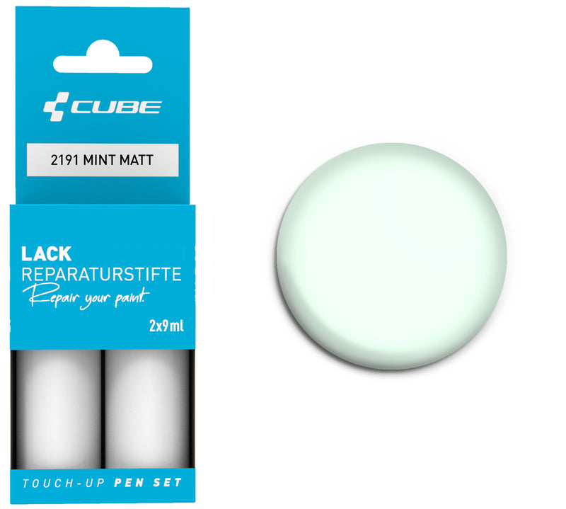 Afbeelding laden in galerijviewer, Cube touch-up pen set mint matt
