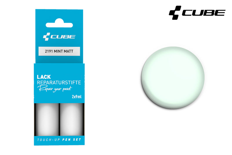 Afbeelding laden in galerijviewer, Cube touch-up pen set mint matt
